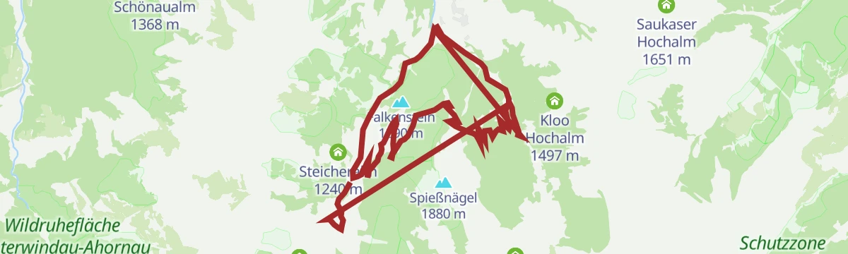 Route map: Spertental Runde